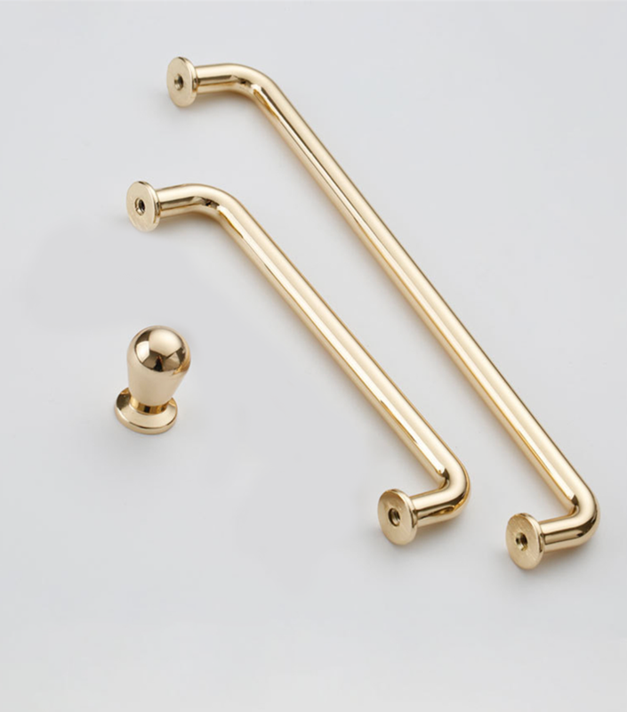 Vedin, Metallinen, alumiini, kiilt&auml;v&auml; "Cavallano" 96, 128, 192mm ja nuppi